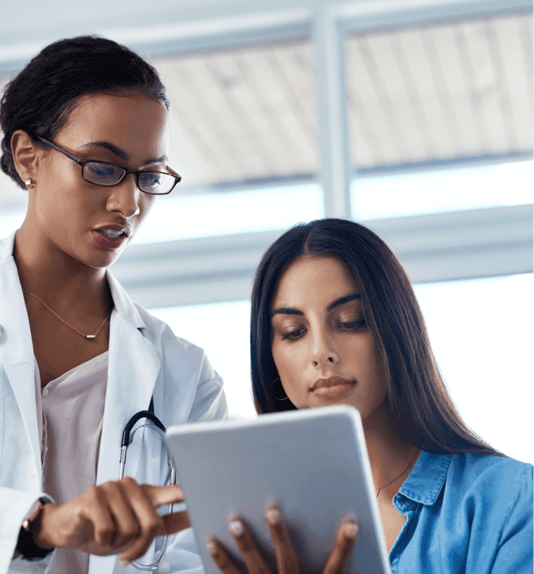 doctors with ipad